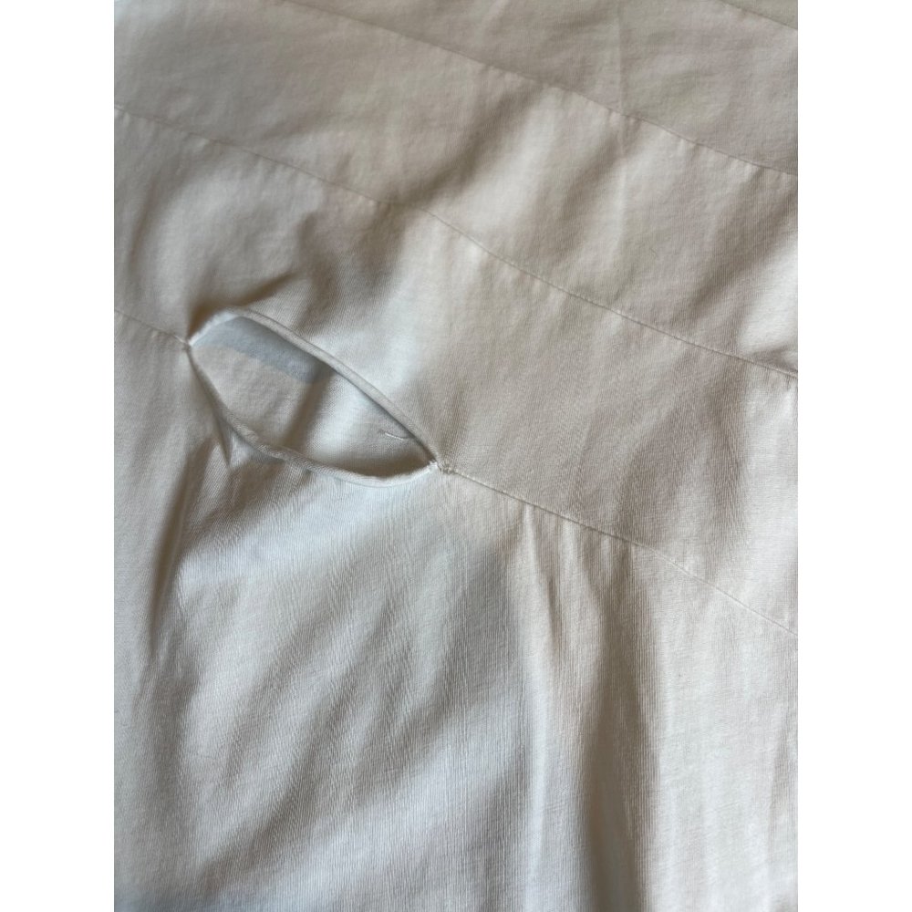 Each X Other Slashed Ripped Effect T-shirt White Women’s Size XS - Picture 6 of 10